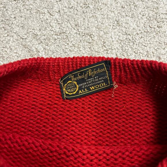 Vintage Muhlenberg College Sweater - 1940s - GREAT condition - RARE - Picture 3 of 4